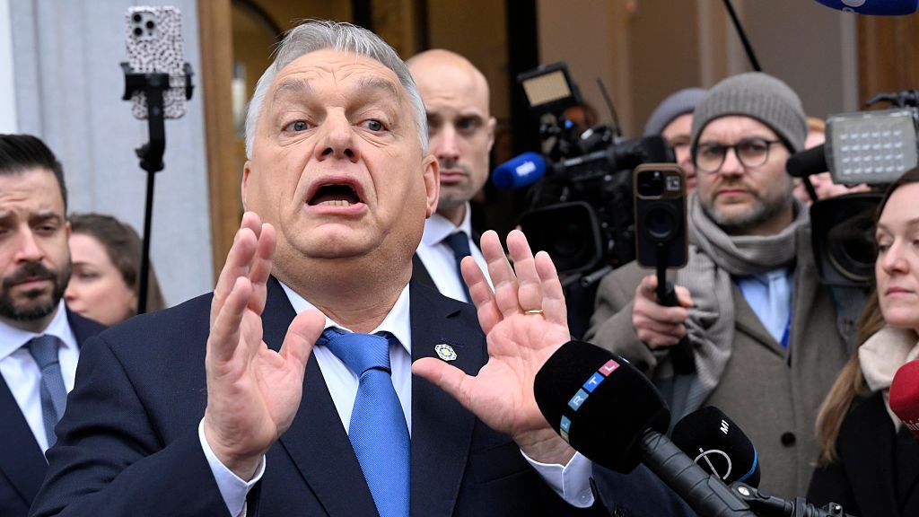Meeting of the Patriots for Europe group before the European Council
BRUSSELS, BELGIUM - DECEMBER 17 : Viktor Orban (Prime Minister of Hungary.) pictured before the European Council meeting. The main political leaders of the far-right parliamentary group  Patriots for Europe  met in Brussels on December 17, 2025 in Brussels, Belgium, 17/12/2025 ( Photo by Didier Lebrun / Photonews via Getty Images)
Photonews