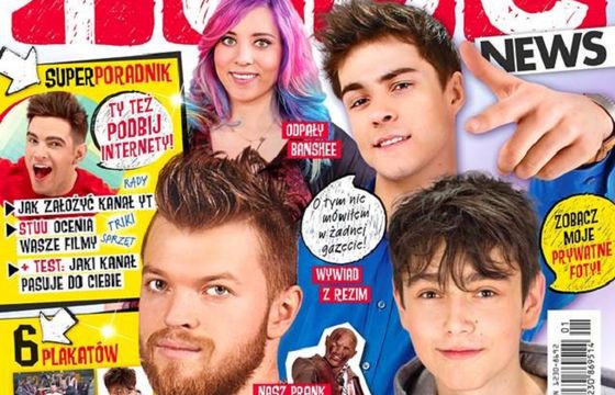 Wardęga, Banshee i Red Lipstick Monster gwiazdami nowego pisma o youtuberach „Tube News”