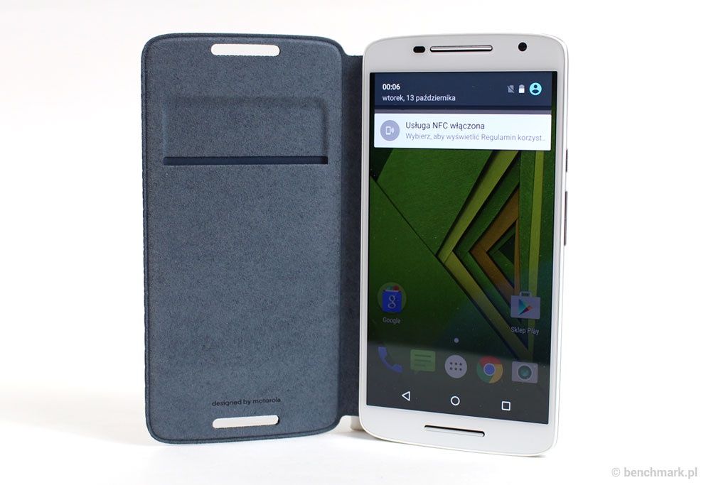 Motorola Moto X Play flip cover