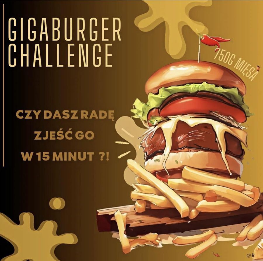 Sławomir Mentzen zachęca do wzięcia udziału w wyzwaniu Gigaburgera