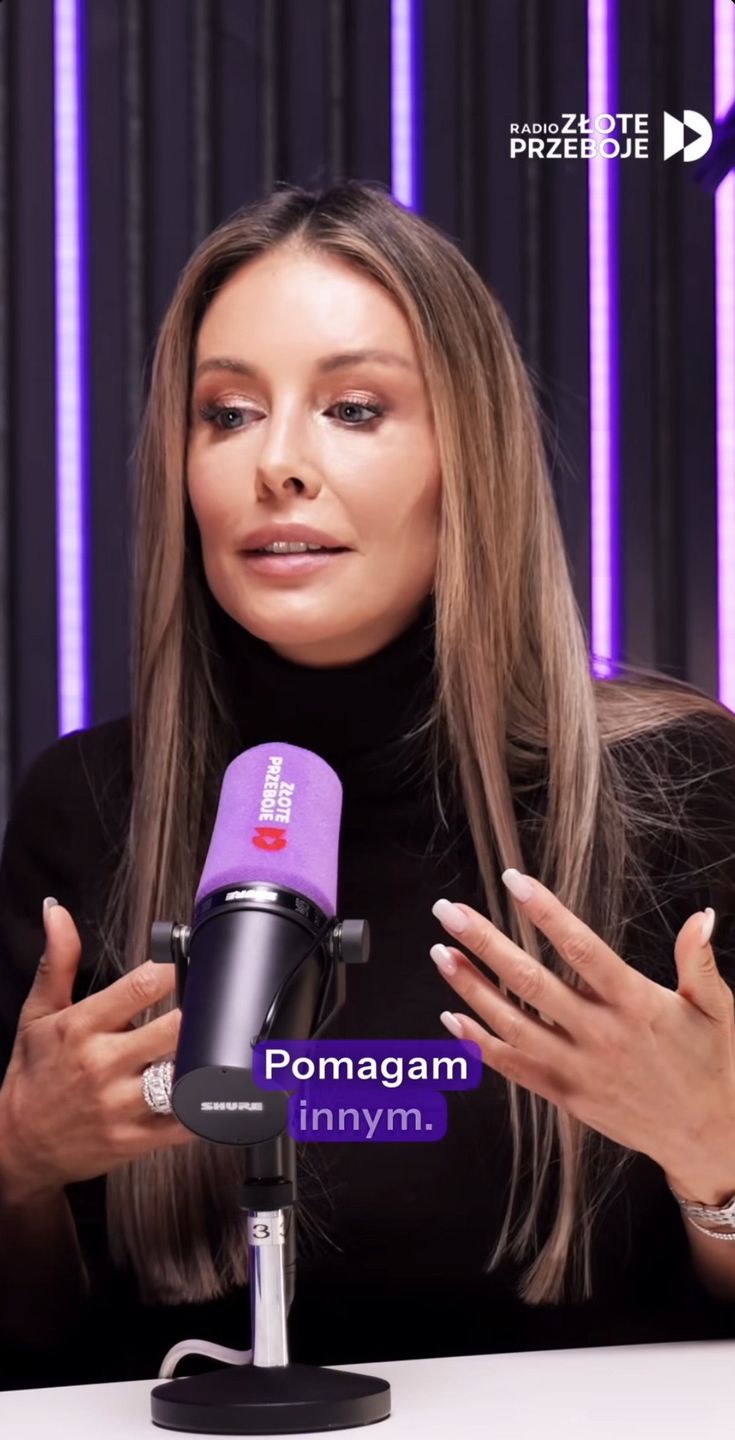 Małgorzata Rozenek-Majdan podczas rozmowy 