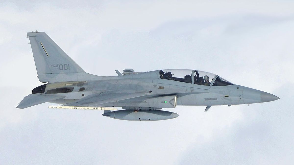 Koreański FA-50 z rakietami powietrze-powietrze 