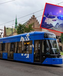 Jechała pod prąd na torowisku tramwajowym. "Chyba mamy rekord"