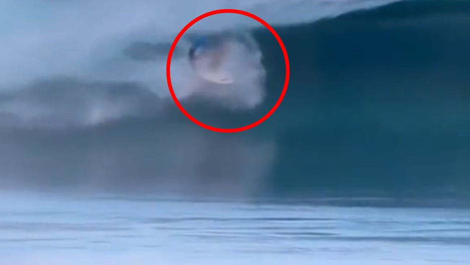 Surferowi zsunęły się spodnie