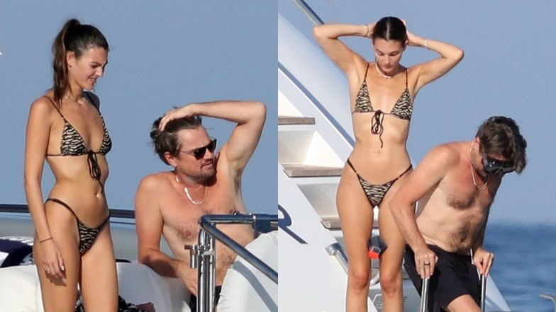 Leonardo DiCaprio z partnerką smażą się na jachcie