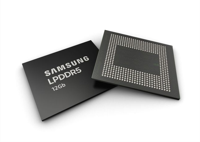 Pamięci 12 Gb LPDDR5 DRAM Samsunga