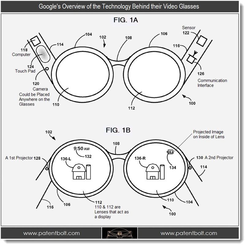Nowy patent zdradza, jak będzie kontrolowany Project Glass 4
