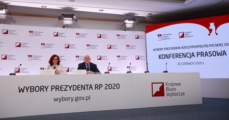 Wybory prezydenckie 2020. Frekwencja wyborcza. Konferencja PKW po I turze wyborów