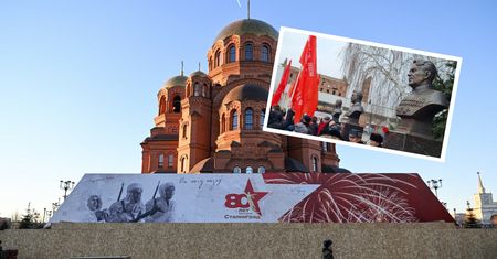Odsłonili popiersie Stalina. Miasto szykuje się na wizytę Putina