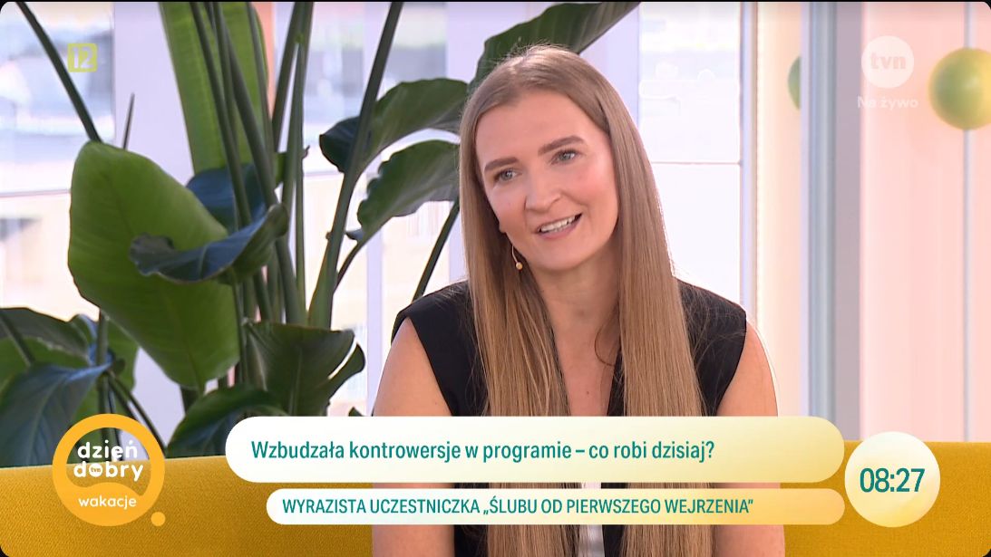 Iga Śmiechowicz w "Dzień dobry TVN"