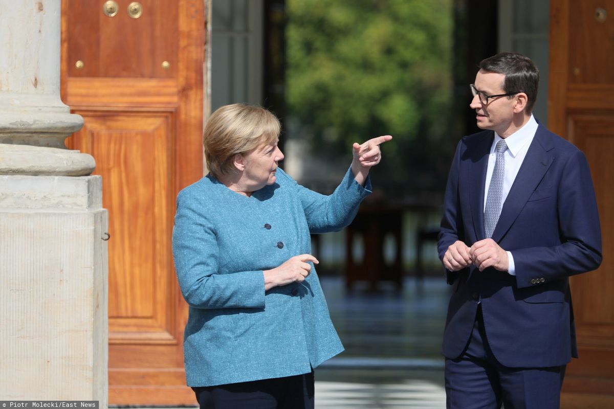 Merkel w Warszawie. Wymowny gest kanclerz Niemiec 