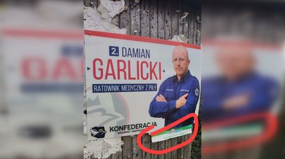 Ratownik medyczny zakleił plakat chorego dziecka. Dzień jak co dzień w Konfederacji