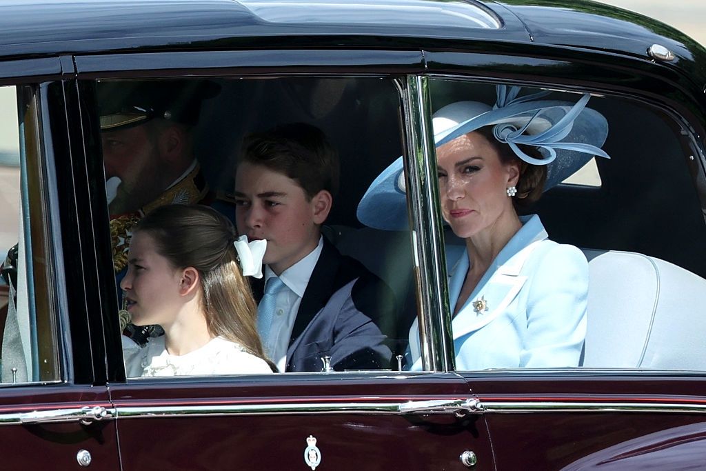 Księżna Kate i książę William na paradzie Trooping the Colour 