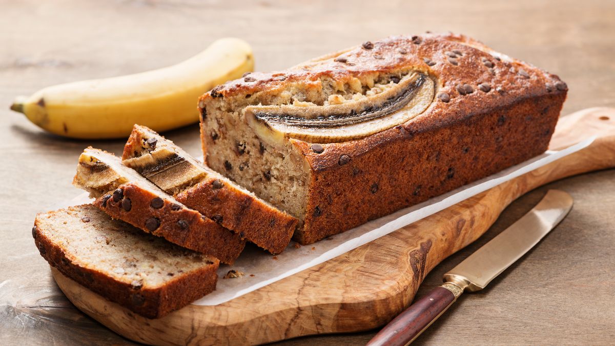 Domowy chlebek bananowy