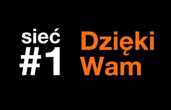 Orange Polska reklamuje się jako „sieć numer 1 dzięki Wam” (wideo)