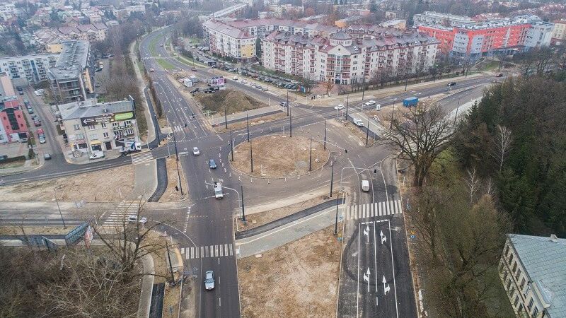 Przebudowa ronda Honorowych Krwiodawców w Lublinie