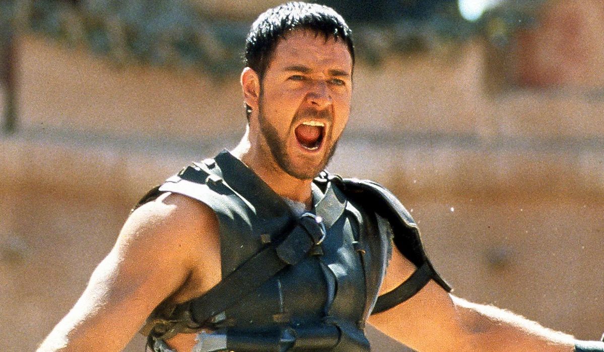 Russell Crowe in the movie "Gladiator"