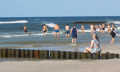 Nagranie z Ustki trafiło do sieci. "Niezwłocznie powiadomić służby"