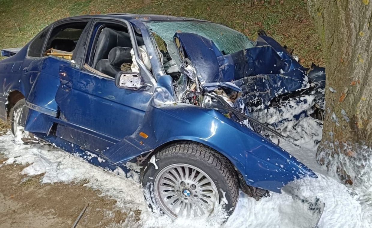 Tragiczny wypadek w wigilijną noc. Nie żyje 24-latek