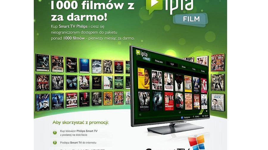 Ipla Film za darmo w telewizorach Philipsa 1