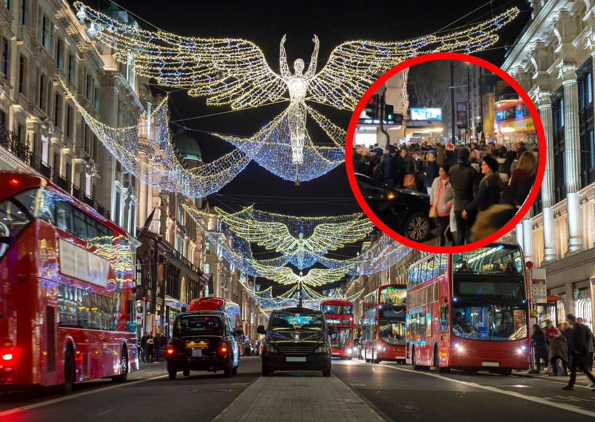W podziwianiu świątecznego Londynu mogą przeszkodzić tłumy turystów 