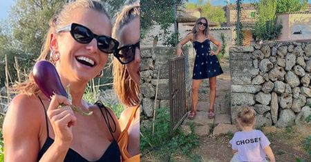 Anna Lewandowska przekonuje, że jest swojska: zwiedza ekologiczną farmę i pozuje z bakłażanem (FOTO)
