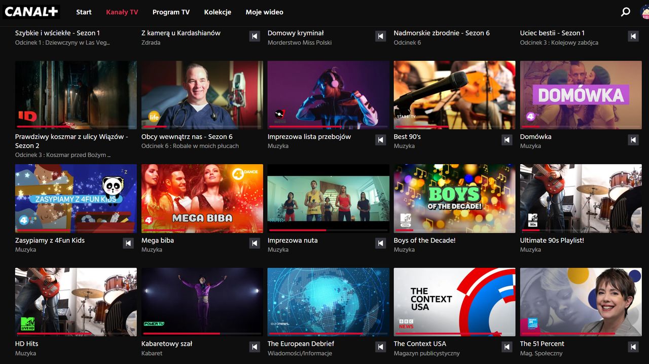 Duże zmiany w Canal+. Serwis udostępnił promocyjnie 33 kanały i usunął część stacji