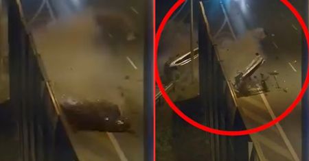 Wypadek na S12. Siła była tak ogromna, że z samochodu wypadł silnik
