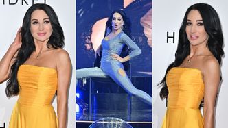 Justyna Steczkowska zawojowała event: najpierw olśniła w żółtej sukni bez ramiączek, a potem dała show na scenie (ZDJĘCIA)