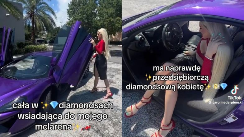 Caroline Derpienski wozi się McLarenem wartym grube miliony