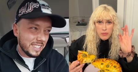Rezolutna Helena Englert kupiła "słynną pizzę Książula", żeby wypromować SWOJĄ PIOSENKĘ. Spryciula?