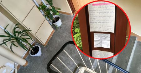 Zobaczył kartkę na klatce schodowej. Nie spodziewał się tego, co zrobią sąsiedzi