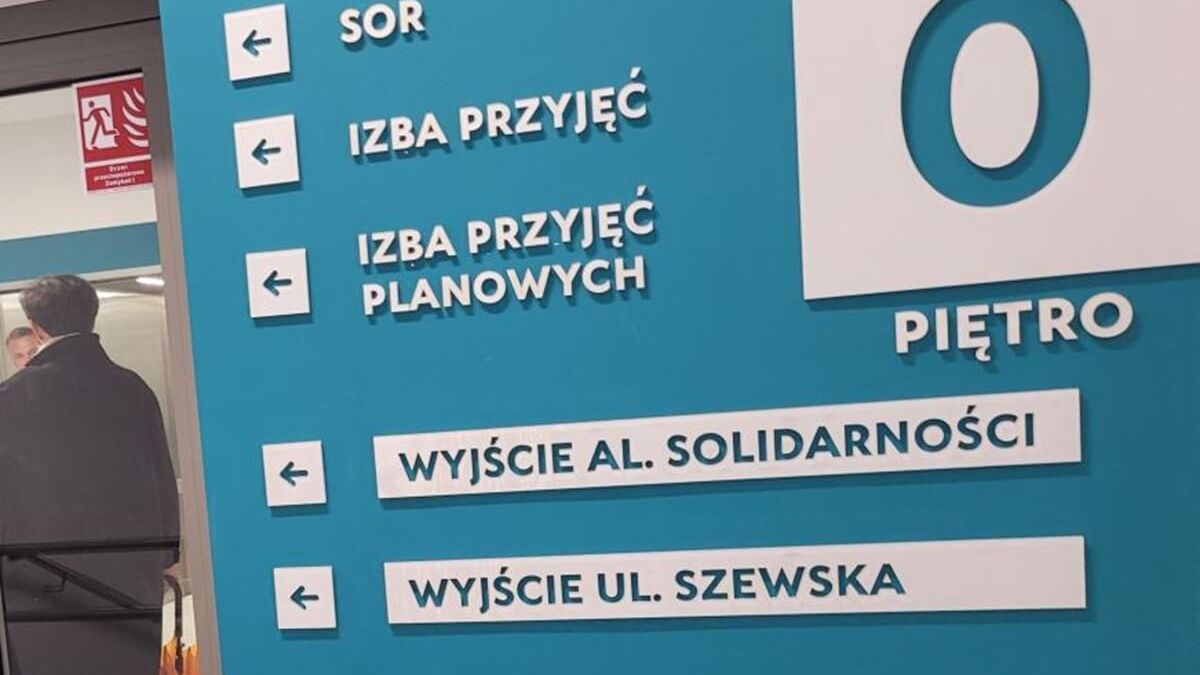Izba Przyjęć w nowym budynku G16 Uniwersyteckiego Szpitala Klinicznego nr 1 w Lublinie