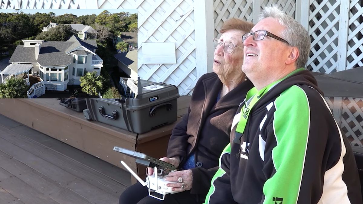 Poznajcie Doris, 100-letnią pilotkę drona 1