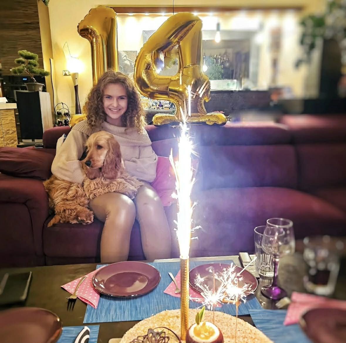 Katarzyna Skrzynecka celebruje 14. urodziny córki