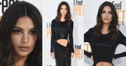Emily Ratajkowski w drogiej sukni z dziurą na brzuch