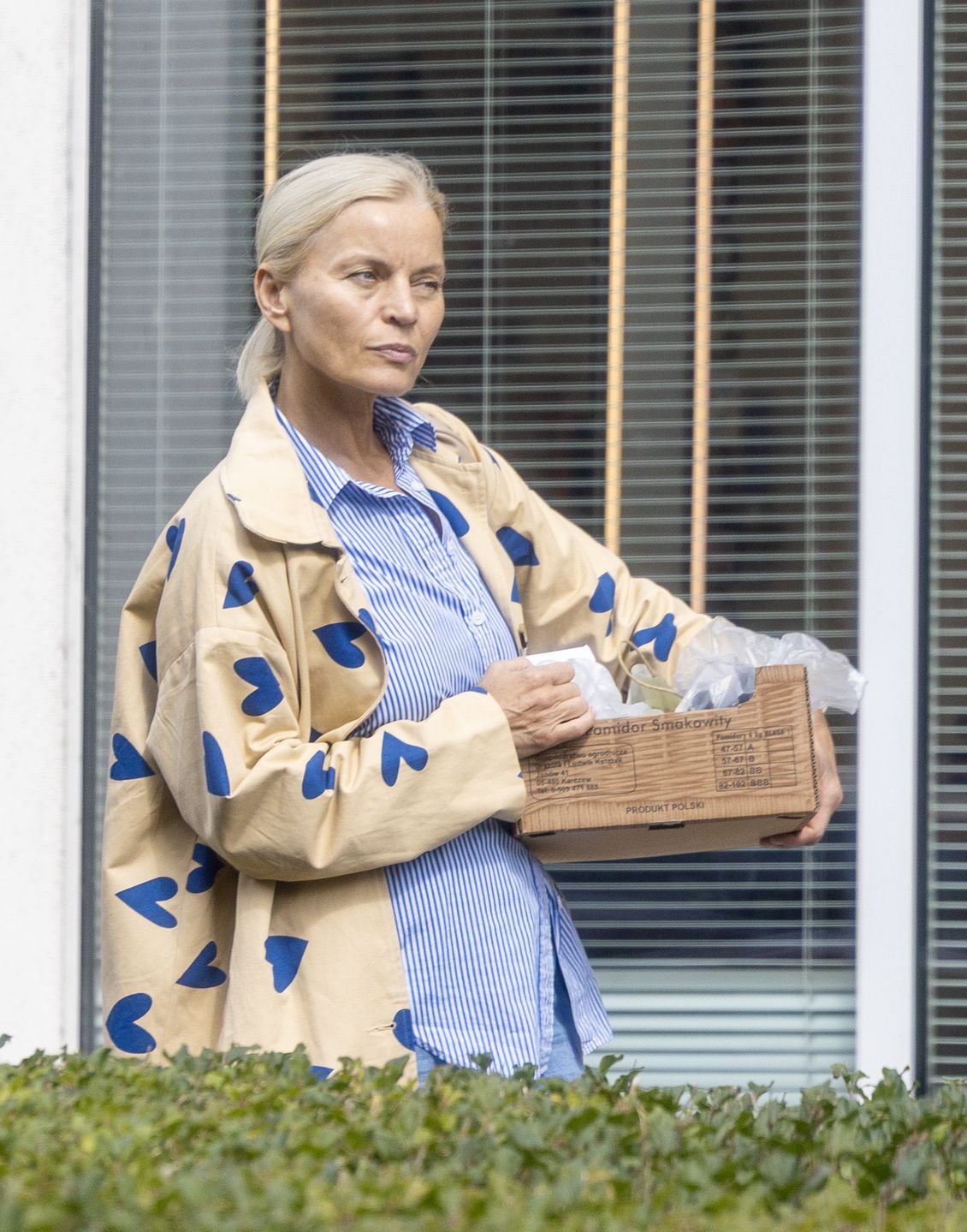 Małgorzata Foremniak załatwia sprawy na mieście