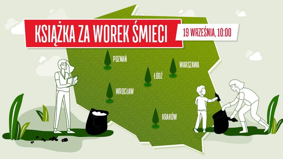 Wrocław. Książka za worek śmieci. Kolejna edycja akcji już 19 września
