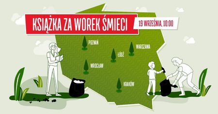 Wrocław. Książka za worek śmieci. Kolejna edycja akcji już 19 września