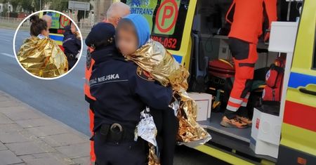 Dramatyczna scena. 4-latek bez spodni, matka tylko w koszuli