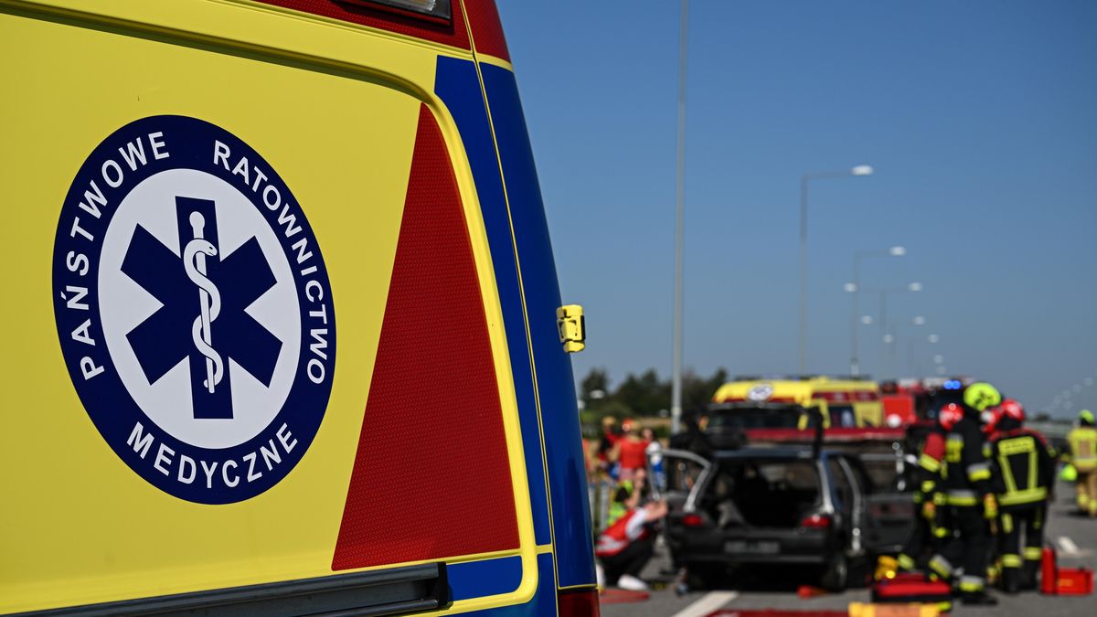 Tragiczny wypadek w Ozorkowie. Nie żyje motocyklista, ranna kobieta w ciąży