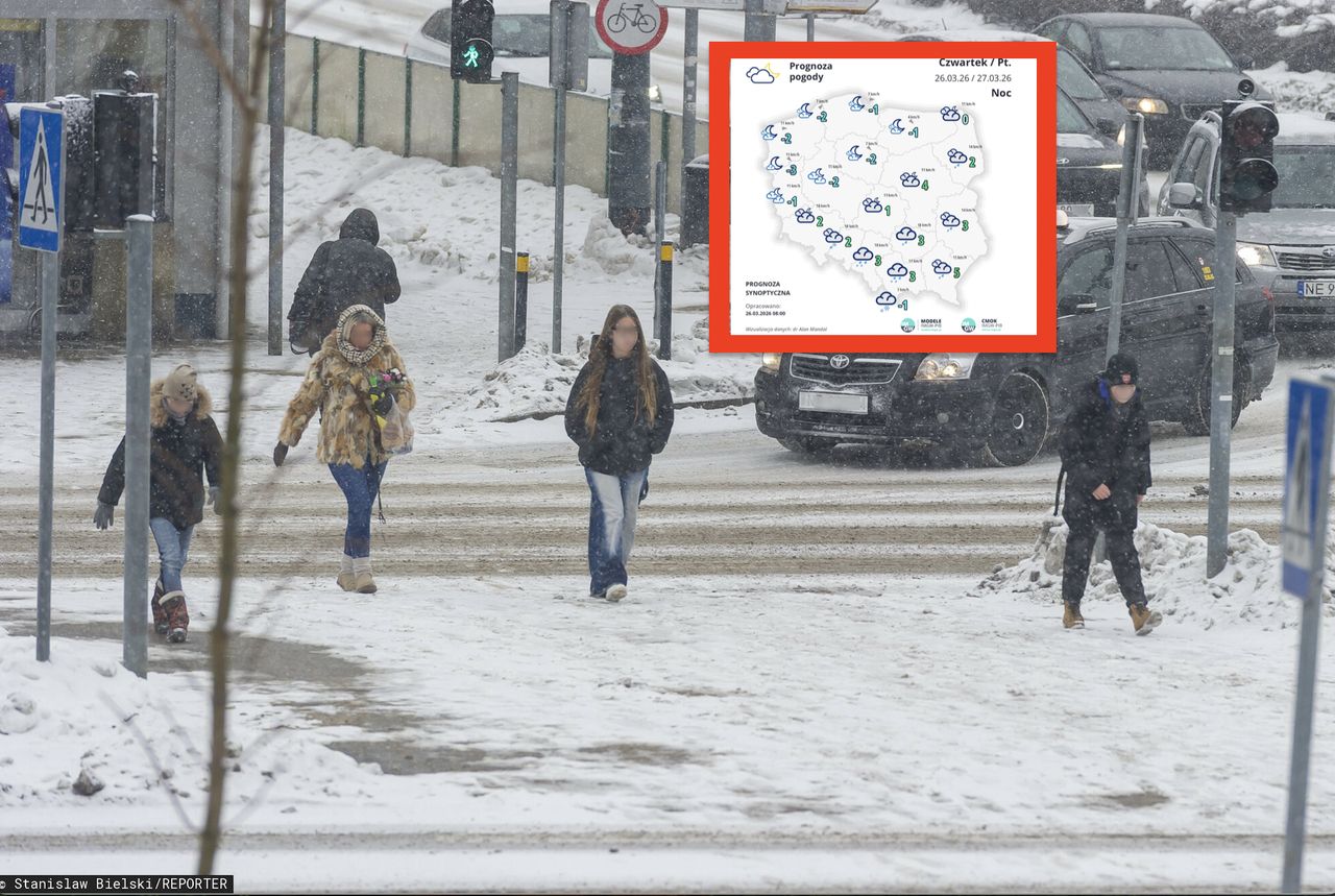 Ulewy i atak zimy na południu. Spadnie 20 cm śniegu, wiatr dociśnie do 110 km/h