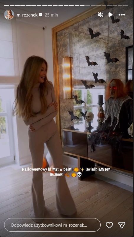 Małgorzata Rozenek udekorowała dom na Halloween 