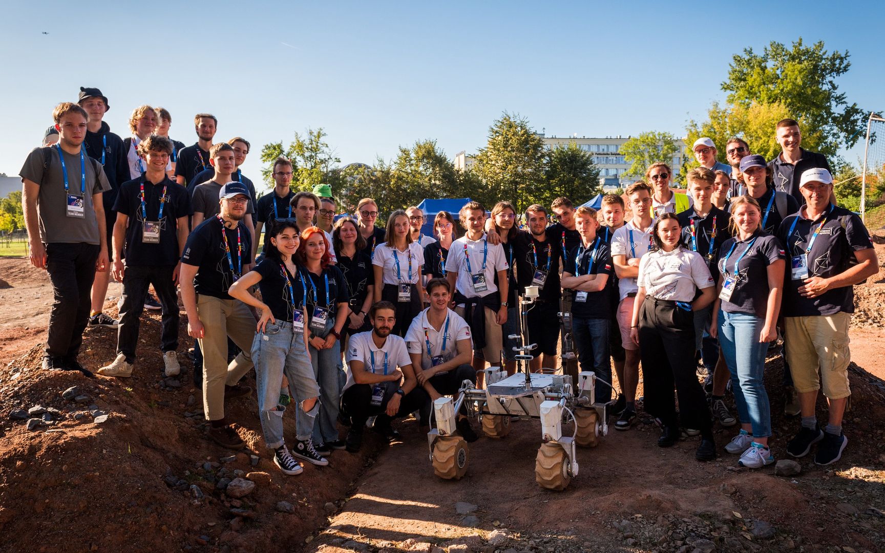 Drużyna AGH Space Systems podczas ERC 2023 w Kielcach