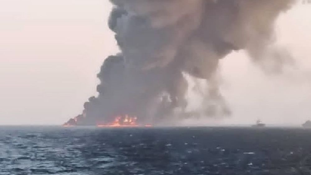 Zatonął największy irański okręt wojenny