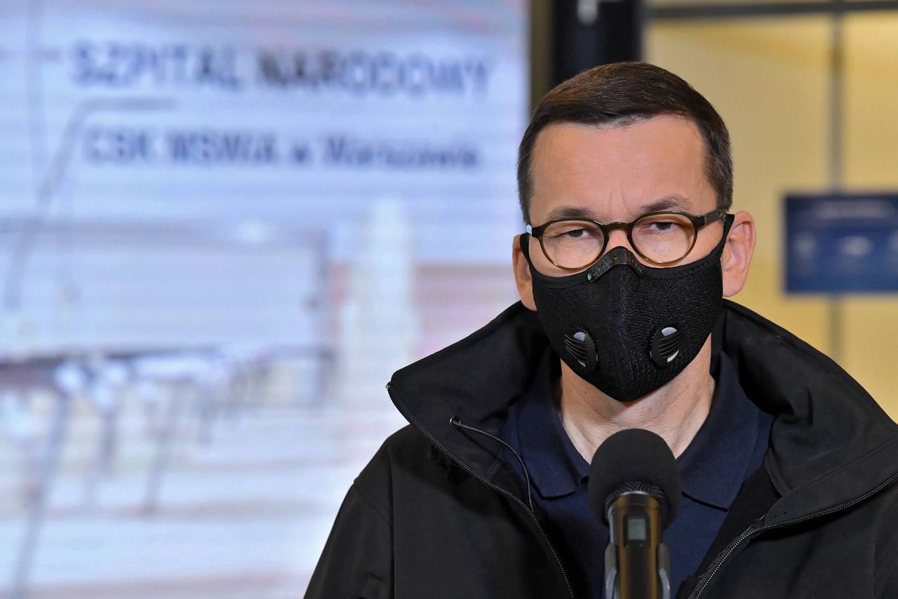 Premier Mateusz Morawiecki wystąpił na Stadionie Narodowym