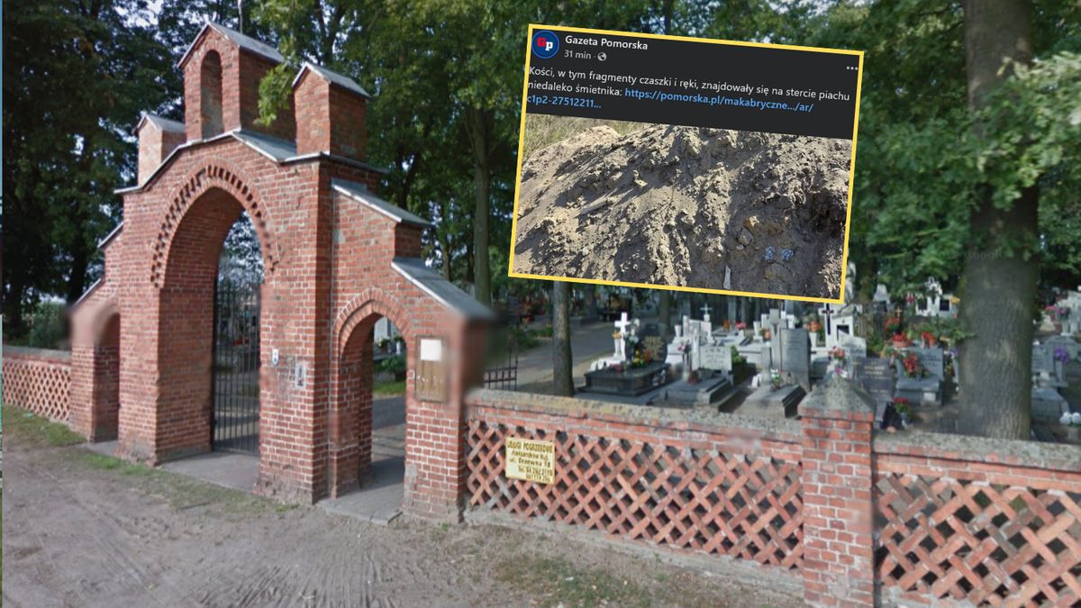 Ludzkie szczątki leżały nieopodal śmietnika  