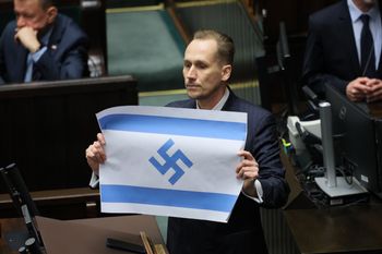 Czarzasty reaguje na incydent w Sejmie. "Skandaliczne zachowanie posła"