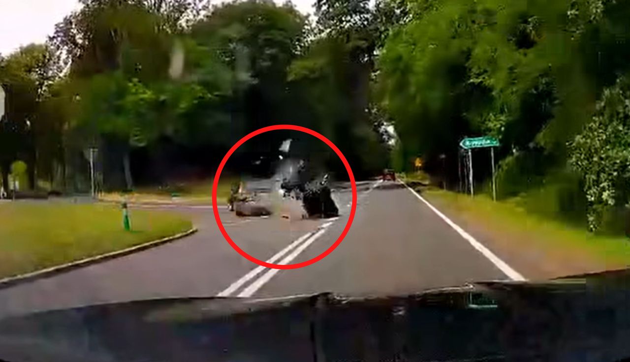 Dramatyczne nagranie. Kierowca stracił rękę. Boli od samego patrzenia