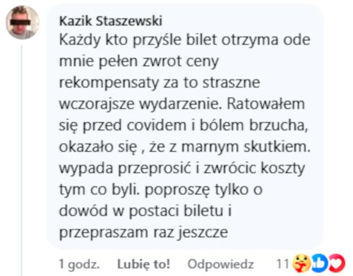 Komentarz Kazika Staszewskiego